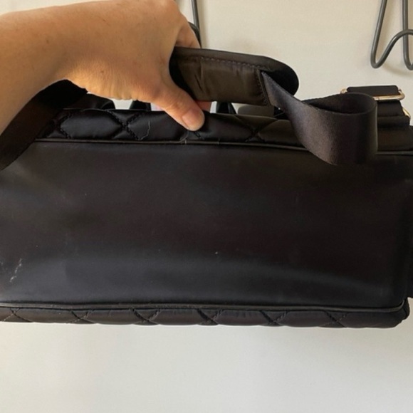 Storksak Poppy Convertible Black Quilted Diaper Bag Missing Changing Pad - Picture 6 of 10